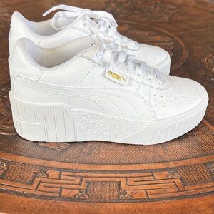 Puma White Platform Women's Sneakers